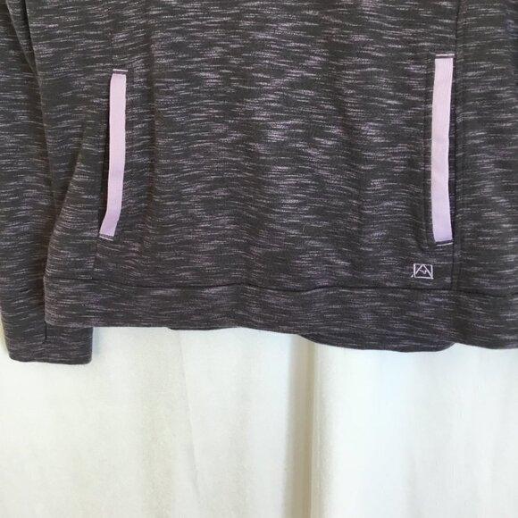 Avalanche Quarter Snap Sweatshirt Thermal Pullover Size Medium in Purple Active - Picture 7 of 10